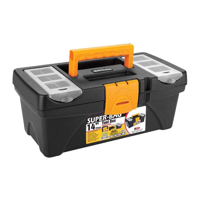 SUPER BAG TAKIM ÇANTASI PLASTİK KİLİTLİ 14"